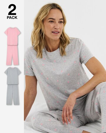Pretty Secrets Back To Basics 2 Pack Pyjamas