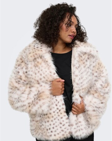 Only Animal Print Faux Fur Jacket