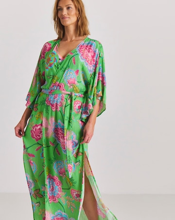 Figleaves Floral Open Maxi Kaftan