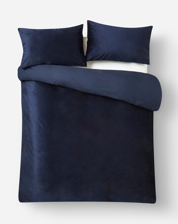 Soft Plain Velvet Duvet Cover Set