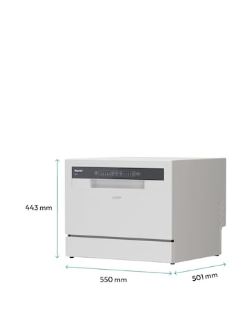 Install - Candy Rapido Table Top Dishwasher- White