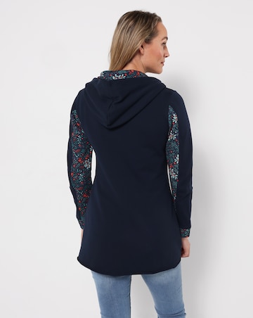 Joe Browns Christmas Reindeer Zip Through Hoodie