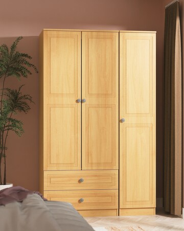 Richmond Triple Wardrobe with 2 Drawers