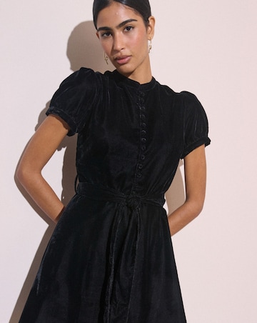 NOBODY'S CHILD IVANNA VELVET MINI DRESS