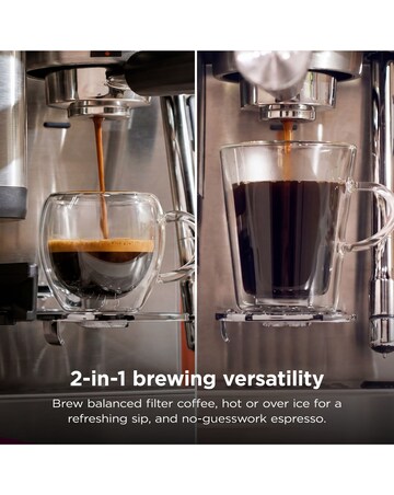 Ninja Luxe Cafe MINI Espresso Machine ES301UK Black & Stainless Steel