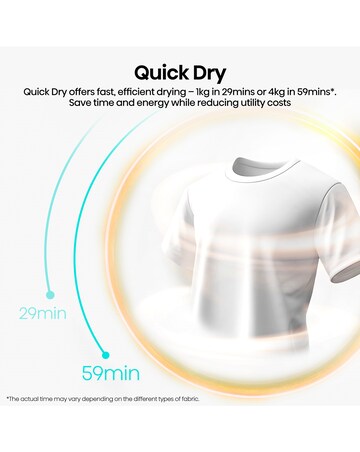 Hisense 3i 9kg KitchenFit Heat Pump Dryer White