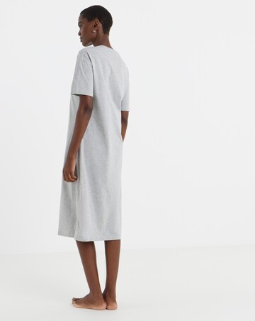 Pretty Secrets Value Grey Marl Bow Nightie