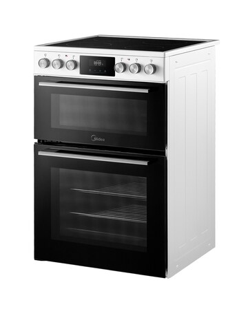 Midea 60cm Freestanding Electric Cooker - White + Installation