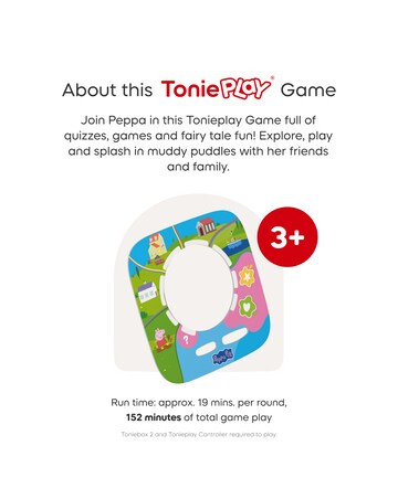 Tonies Play Date with Peppa Pig (Tonieplay Game Set)