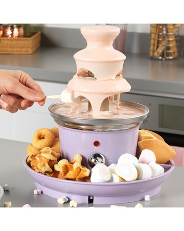 G&P Choc Fountain With Trays Sorbet- Purple
