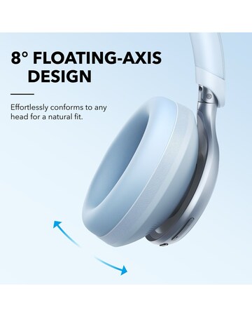 Soundcore Space One Noise Cancelling Over-Ear Headphones - Blue