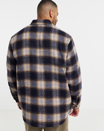 Jack & Jones Soho Ollie Overshirt - Navy Check