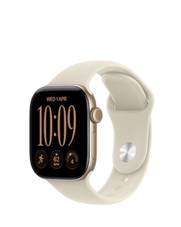 Apple Watch Series 12 GPS + Cellular 42mm - Gold Aluminium/Sand Sport - M/L