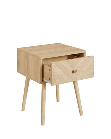 Herringford 1 Drawer Bedside Table