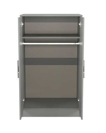 Eider Ready Assembled 2 Door Midi Wardrobe - Kids