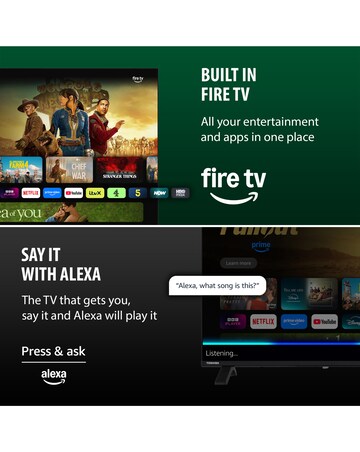 Toshiba 40LF2653DB 40in 4k HDR Fire Smart TV with Freely