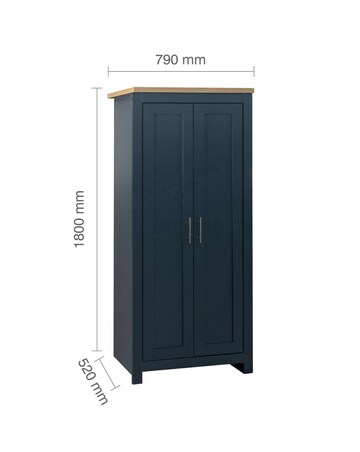 Highgate 2 Door Wardrobe