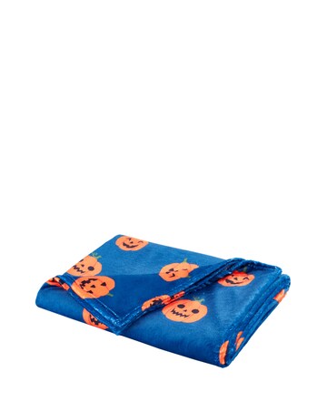 Catherine Lansfield Halloween Pumpkins Throw