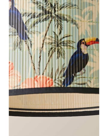 ValueLights Daintree Medium Pastels Bamboo Drum Shade 35cm