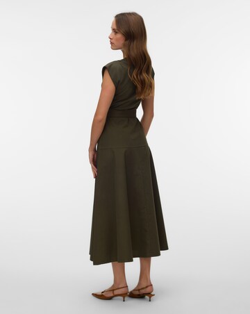 VERO MODA MIDI BELTED DRESS