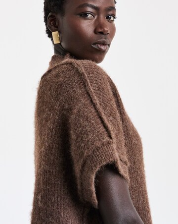 Cap Sleeve Cape Jumper