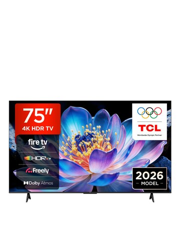 TCL 75V6D-UK 75in 4K HDR10+ Dolby Atmos Smart Fire TV