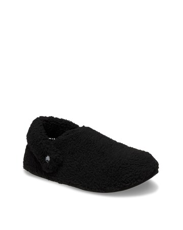 Croc Black Classic Cozzzy Slipper - Standard Fit