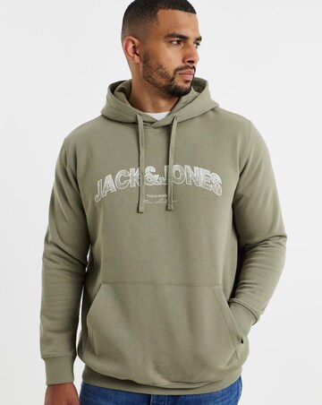 Jack & Jones Avery Sweat Hoodie - Light Khaki