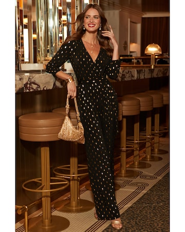 Sosandar Fleck Print Jumpsuit