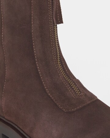 Jessy Zip Detail Ankle Boots - Wide Fit (E)