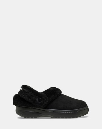 Crocs Black Classic Unfurgettable Vegan Suede Clog - Standard Fit
