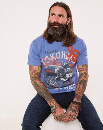 Joe Browns Ride Free T-Shirt - Blue