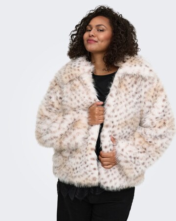 Only Animal Print Faux Fur Jacket