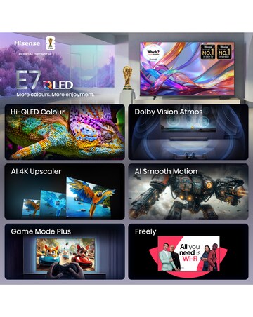 Hisense 50E7STUK 50in QLED 4K Ultra HD HDR Smart TV