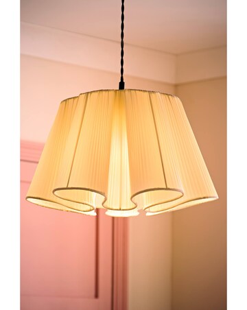 ValueLights Jemima Natural Full Pleated Shade