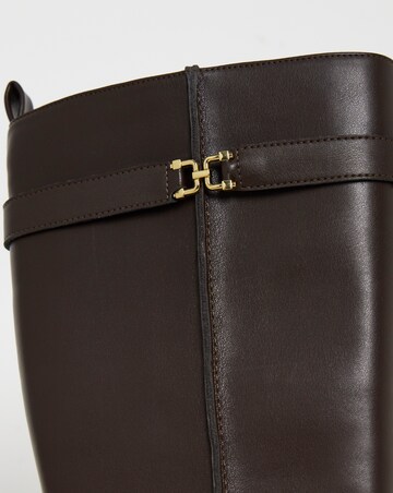 Wendy Knee High Block Heel Boots - Extra Wide Fit (EEE) & Super Curvy Calf