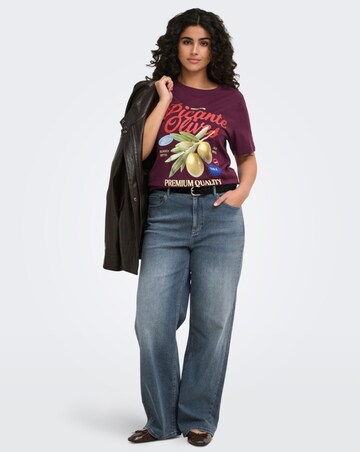 ONLY OLIVE PRINTED T-SHIRT