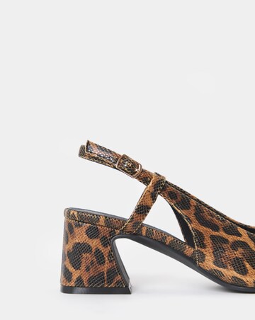 Vivi Block Heel Slingback Shoes - Extra Wide Fit (EEE)
