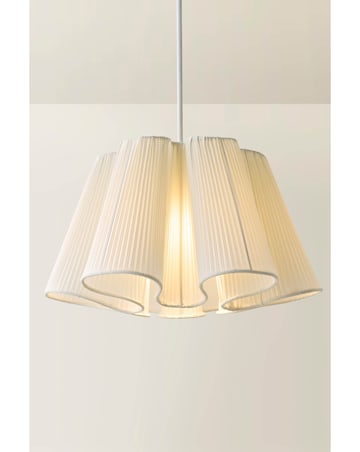 ValueLights Jemima Natural Full Pleated Shade