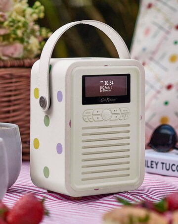 VQ Cath Kidston Spots Retro Mini DAB Radio