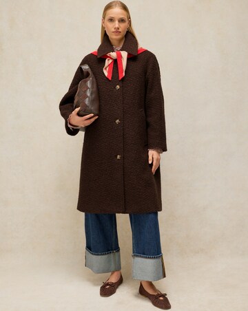 White Stuff Kelsey Boucle Wool Blend Coat