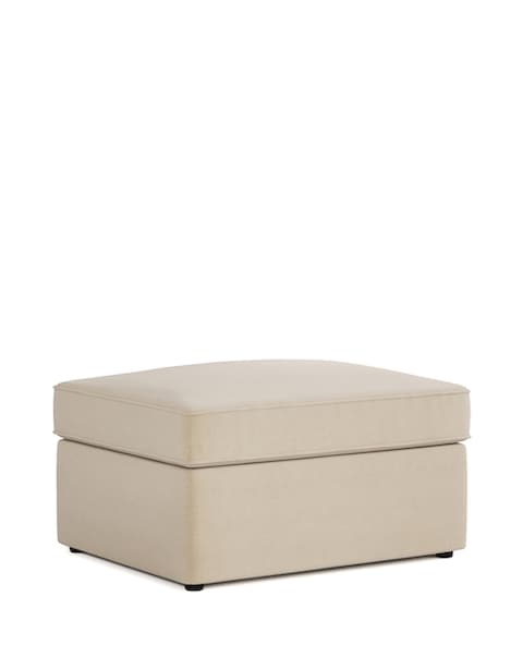 Jay-Be Brushed Twill Footstool Bed with Comfort Mattress