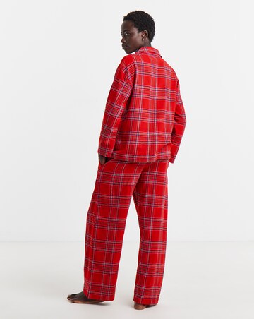 Pretty Secrets Check Button Through Pyjama Set