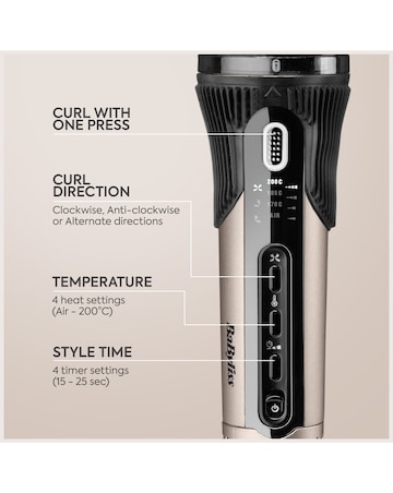 BaByliss Style Secret Air Automatic Rotating Curler and Waver
