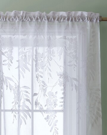 Catherine Lansfield Wisteria Floral Voile
