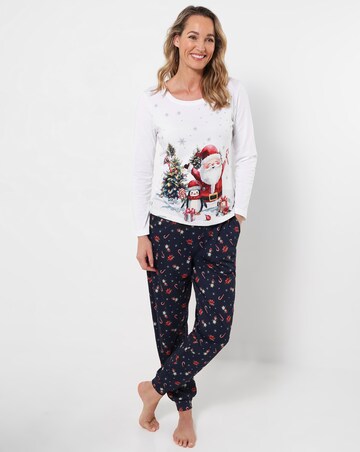 Joe Browns Jolly Santa Pyjama Set