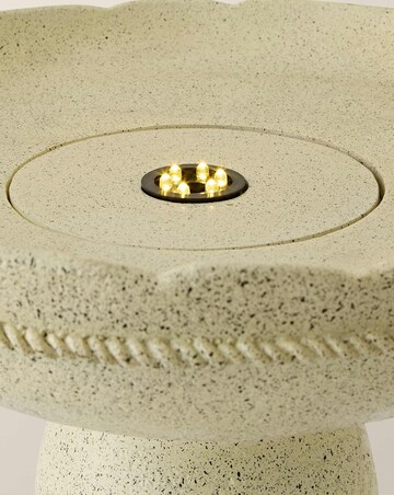 ValueLights Bird Bath Solar Powered Outdoor Water Fountain Feature Garden Light