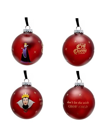 Disney Set of 7 Baubles - Villains