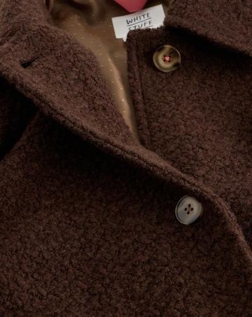 White Stuff Kelsey Boucle Wool Blend Coat