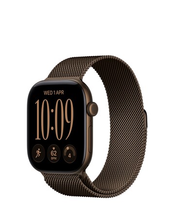 Apple Watch Series 12 GPS 46mm - Bronze Aluminium/Bronze Milanese Loop - M/L
